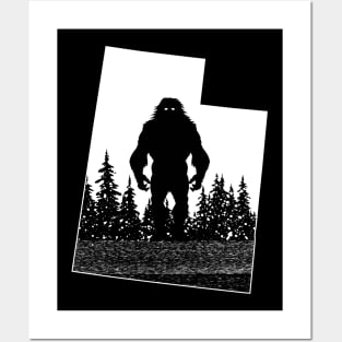 Utah Bigfoot Sasquatch Posters and Art